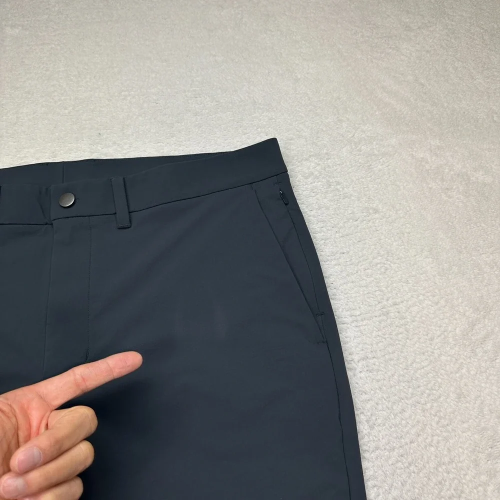 CRZ Yoga Pants Mens Size 36 (Fits 38X30) Gray Golf Performance Athleisure Sports